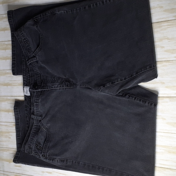 Just My Size Bootcut Curvy Faded Black Jeans Size 20W - Picture 2 of 16